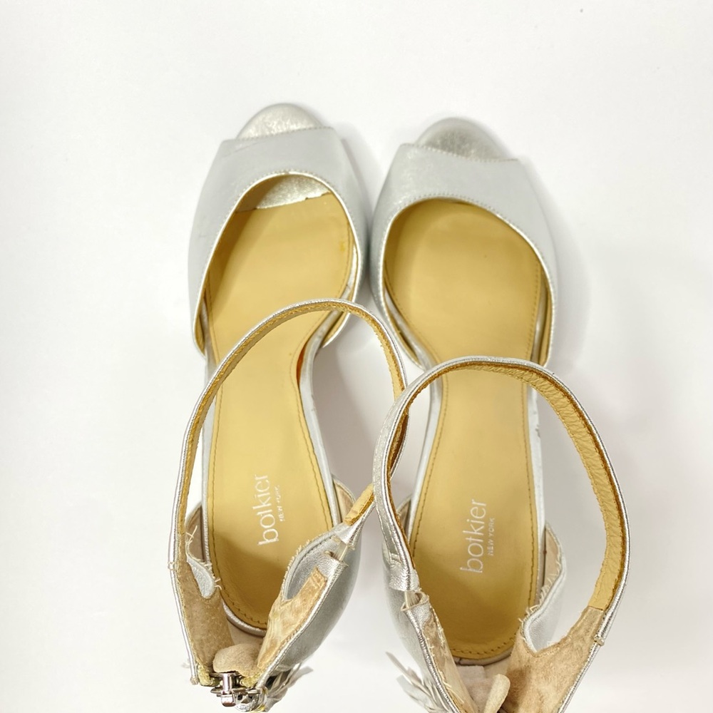 Botkier Anna Elegant Silver High Heel Sandals - Picture 3 of 6